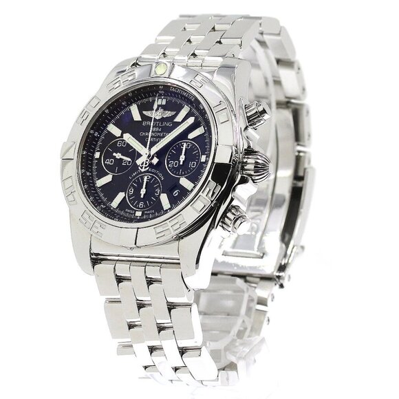 Breitling Other - BREITLING Chronomat44 AB0111 Black Dial Automatic Men's Watch_782898